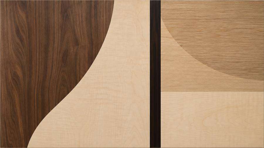 Panneau de marqueterie de placage de bois